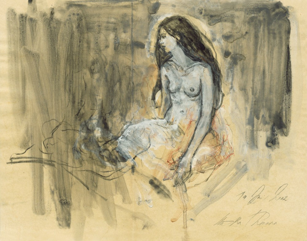 Contemplative Female Figure