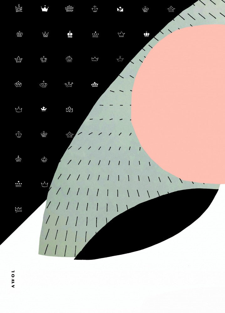 Abstract Scandinavian Art Print, Minimalist Shapes Graphic Patterns Modern Wall Art