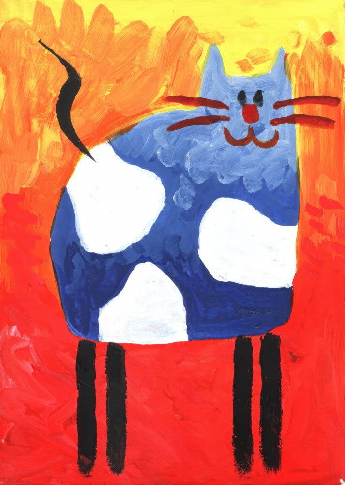 Tiergemälde Kunstzeichnungsskizze 1