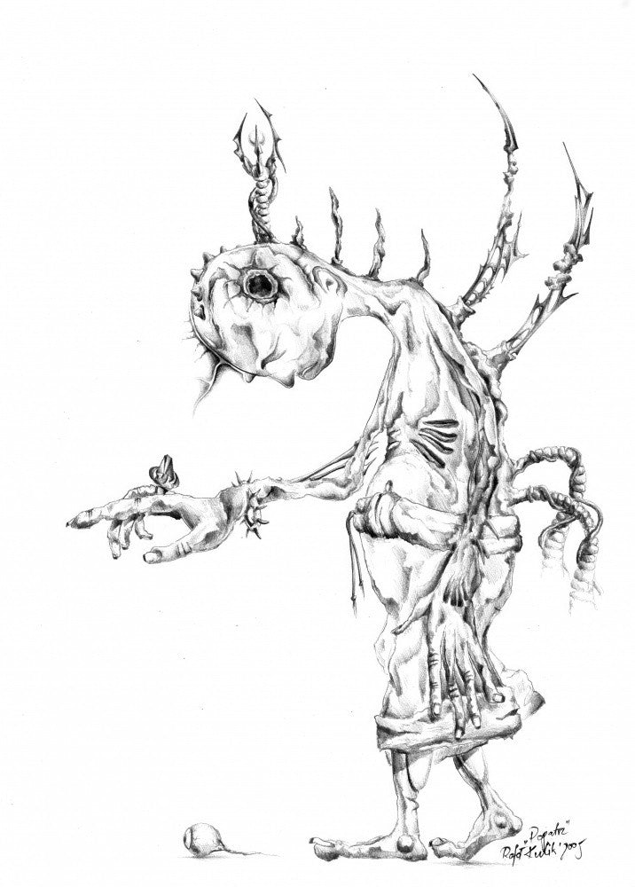 Surreal Fable Art Drawing Sketch 6