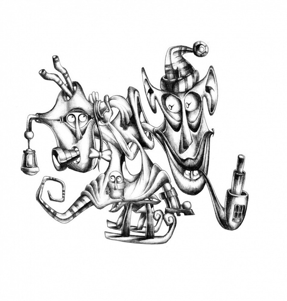 Surreal Fable Art Drawing Sketch 14