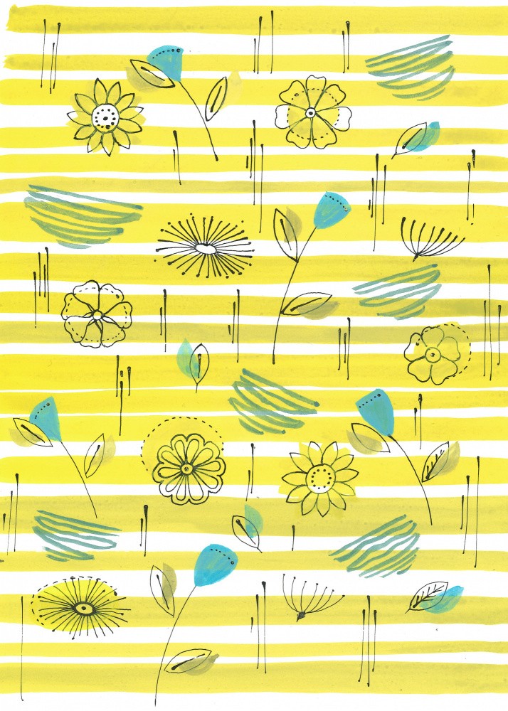 Stripes and Flowers