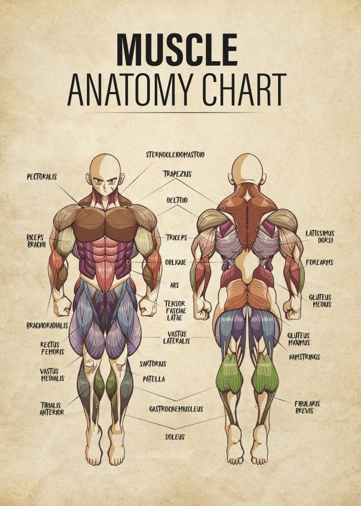 Anatomy Muscle Chart