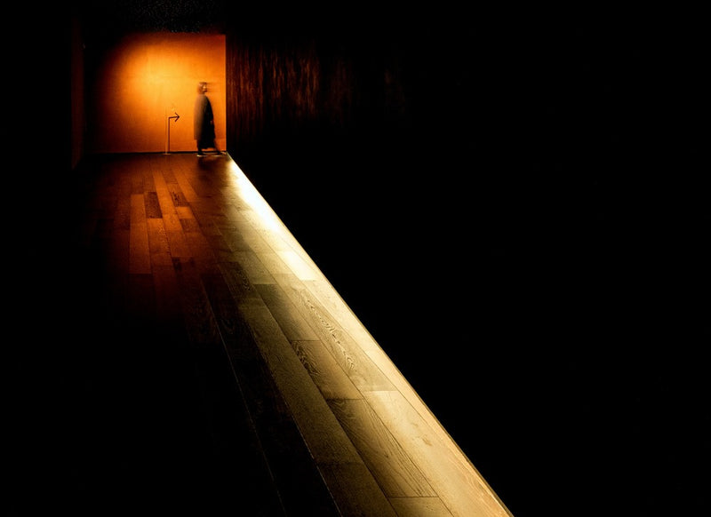 in a corner