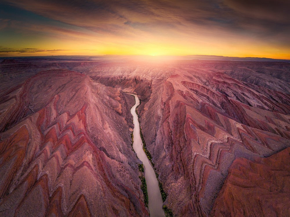 A morning in a desert