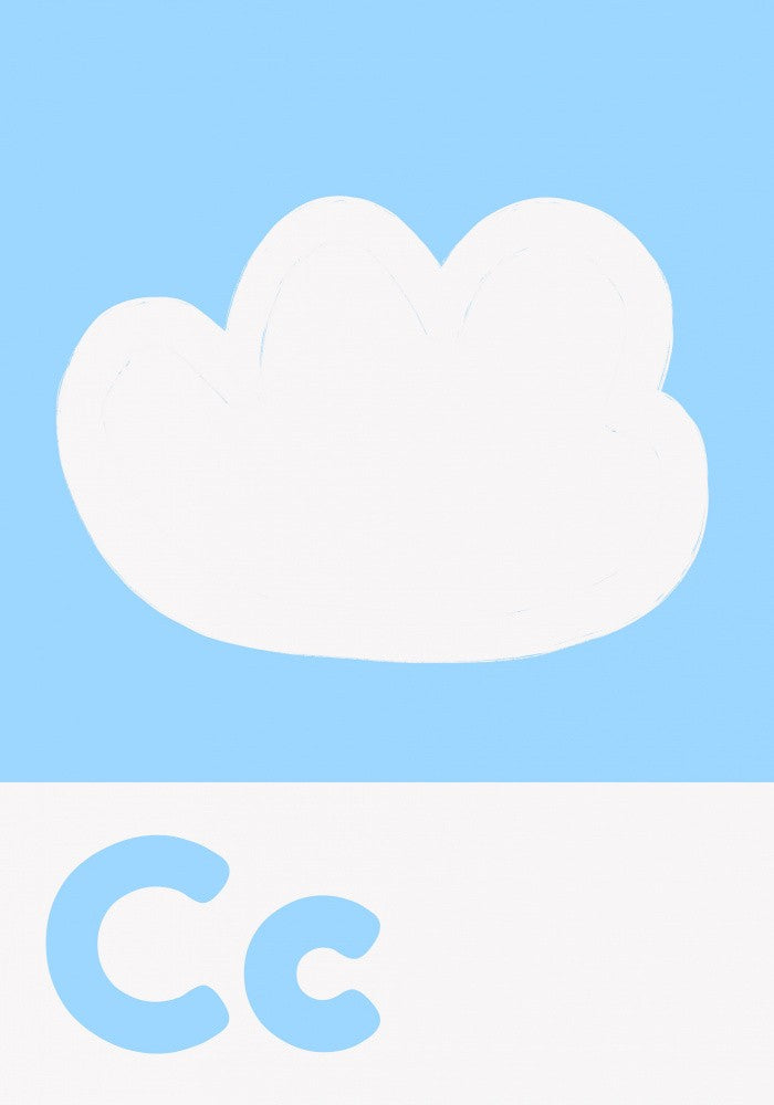 Cloudy Alphabet Sky