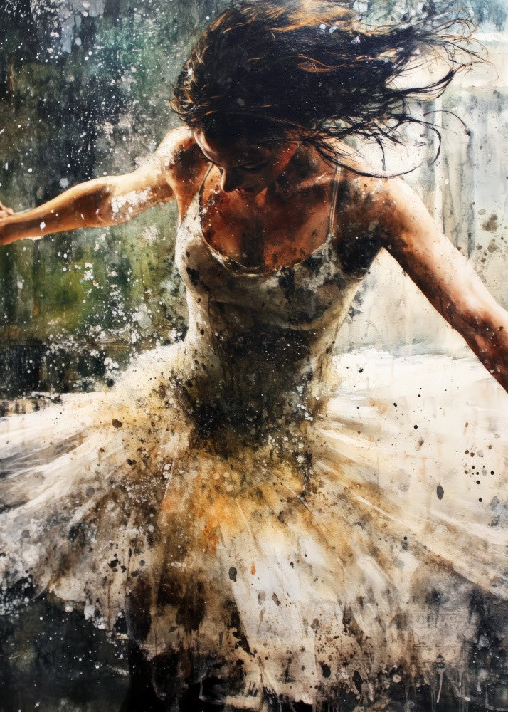 Ballet Dancer Watercolor Art (2)