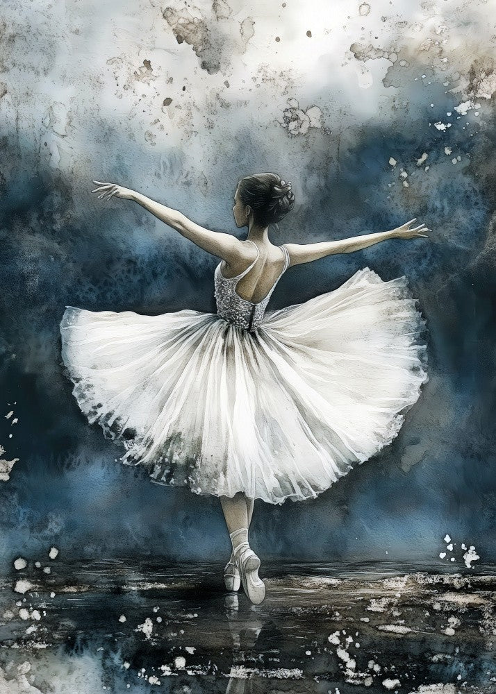 Ballet Dancer Watercolor Art (5)