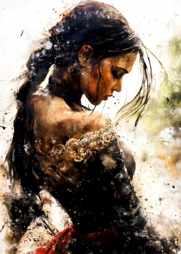 Dancer Watercolor Art (8)