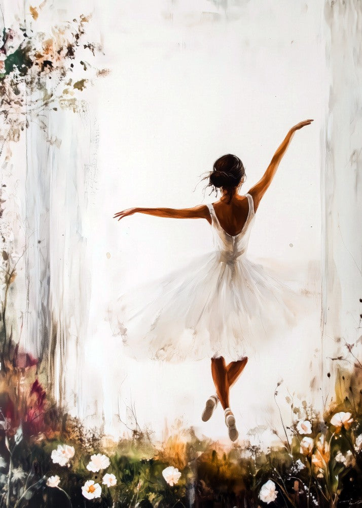 Ballet Dancer Watercolor Art (9)