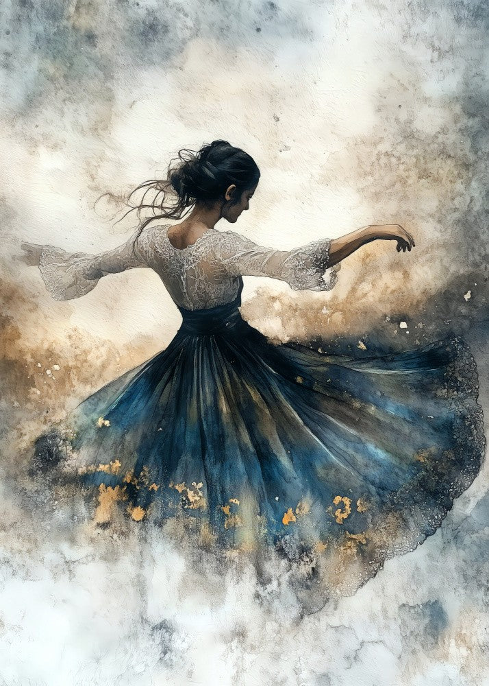 Dancer Watercolor Art (14)