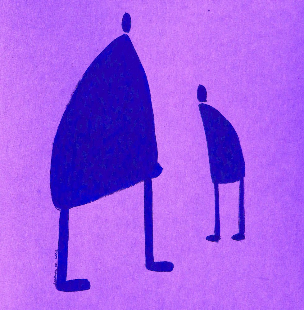 Purple Silhouettes