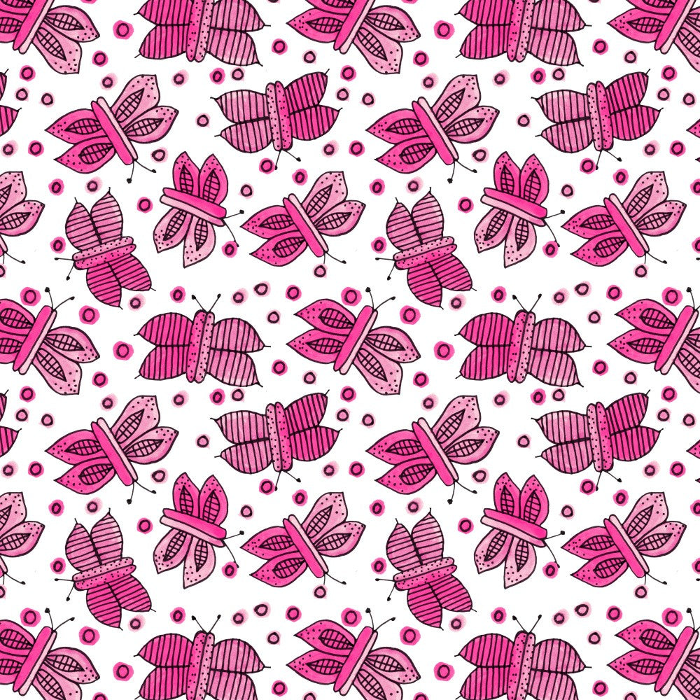 Pink Fancy Butterflies