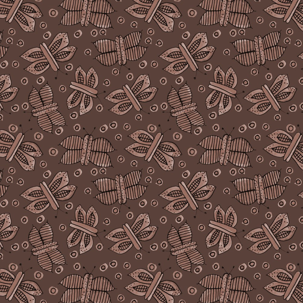 Fancy Butterflies Mocha Mousse