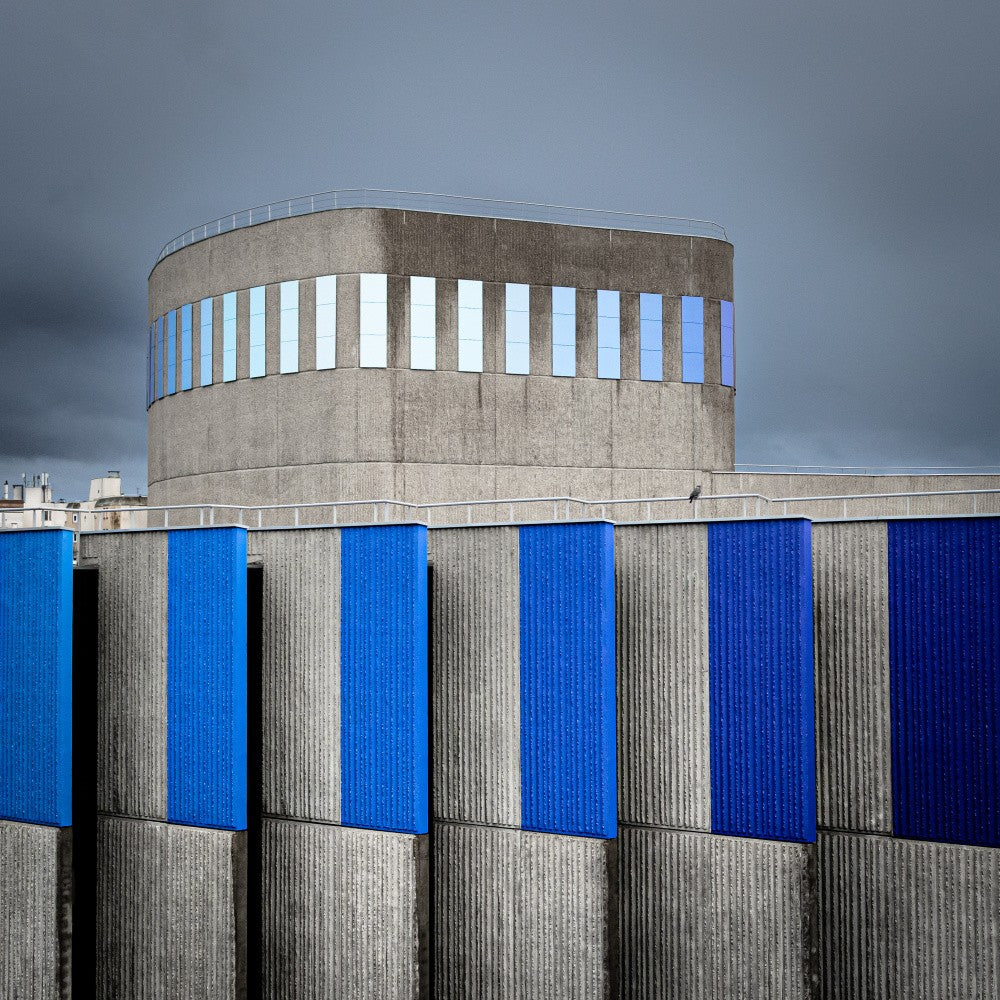 Brutalism in blue