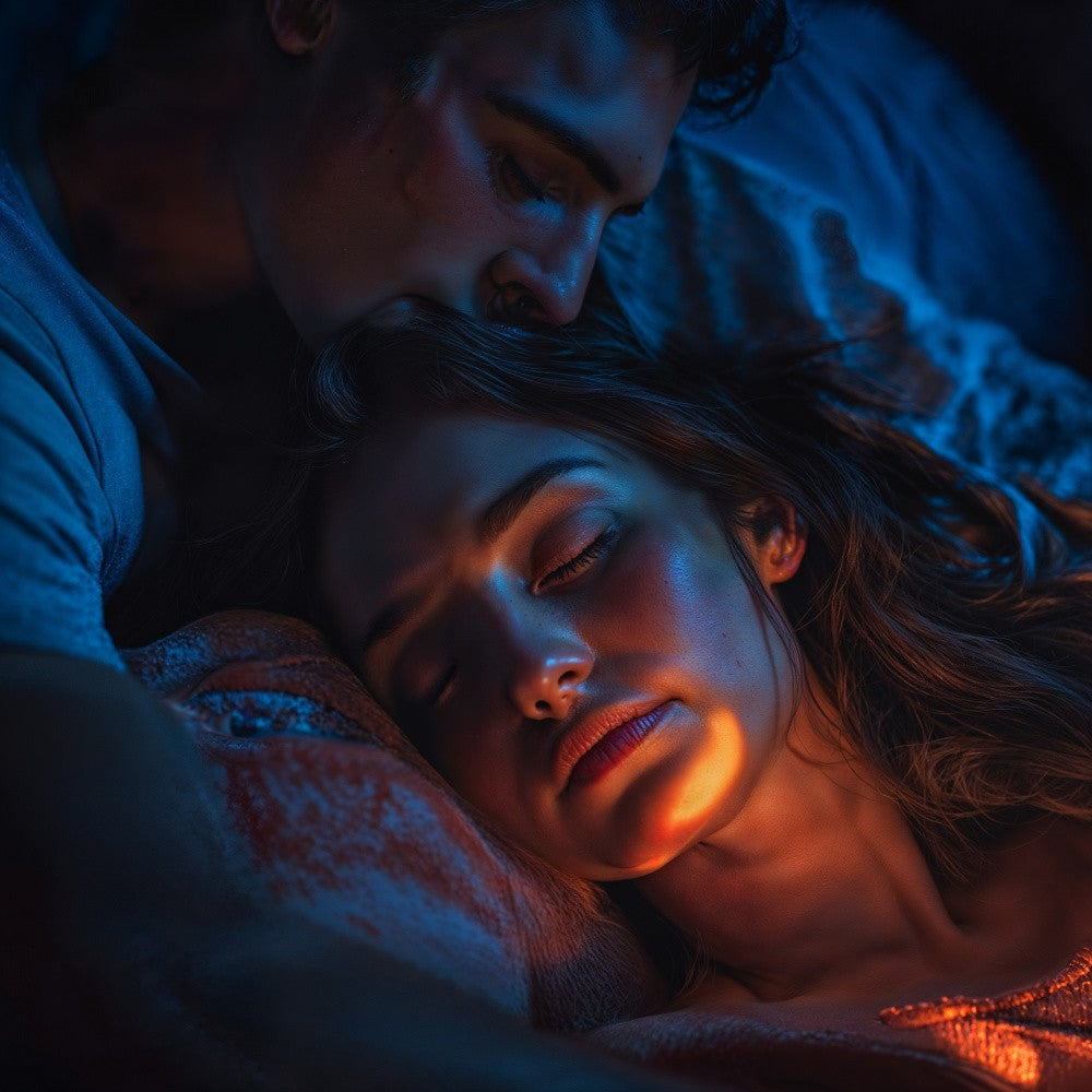 sleeping couple