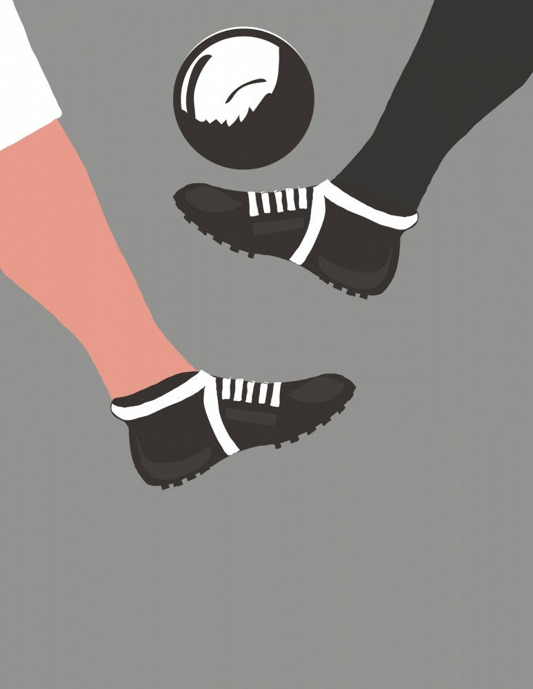 Vintage Football players