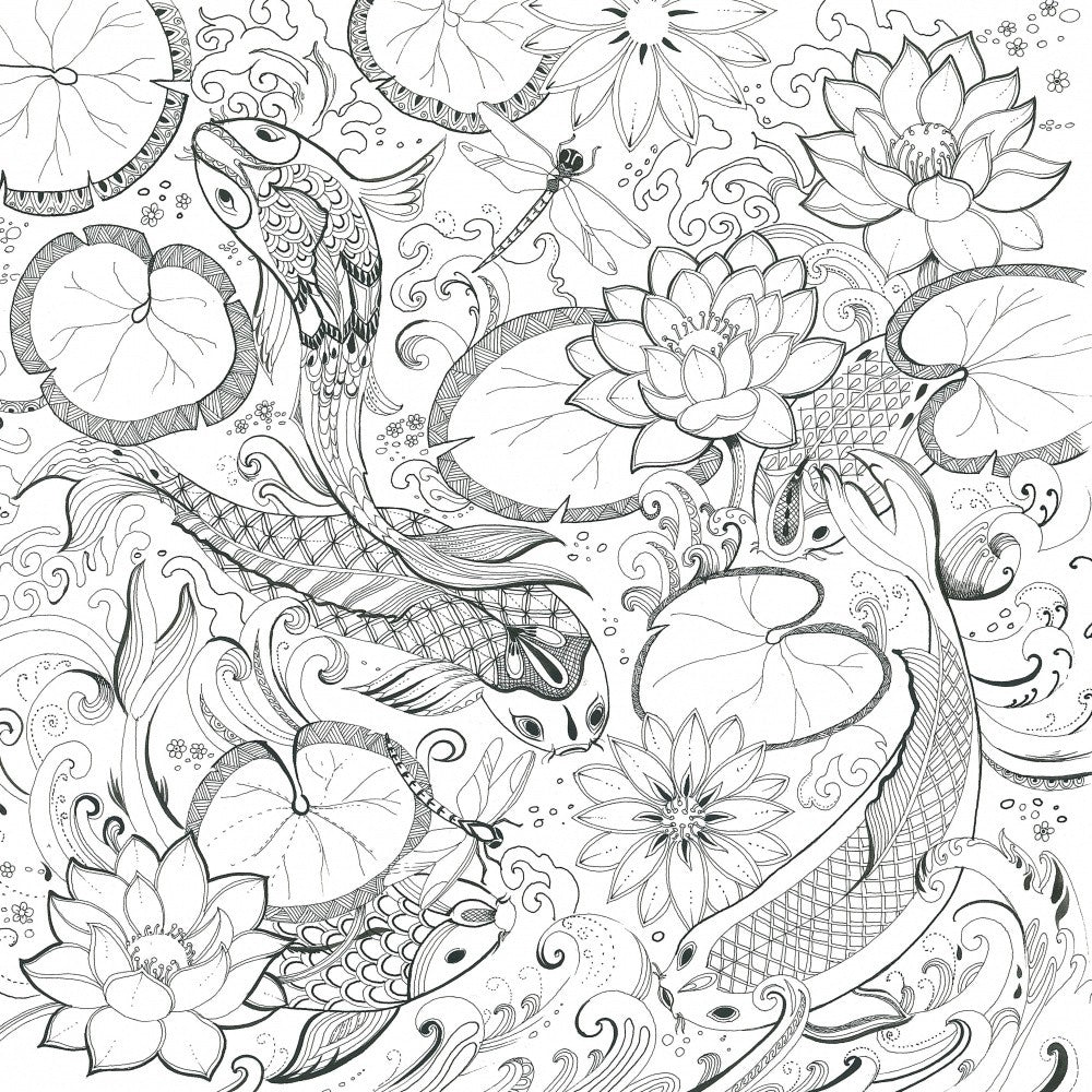 Koi and Lotus Harmony