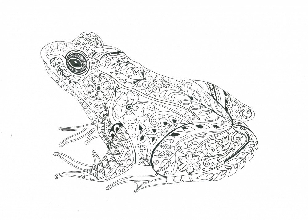 Floral Frog Fantasy