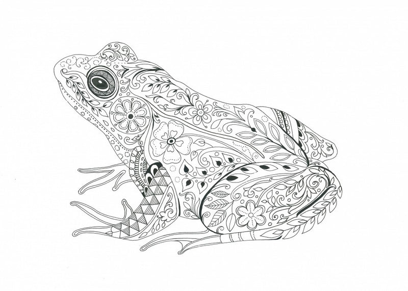 Floral Frog Fantasy