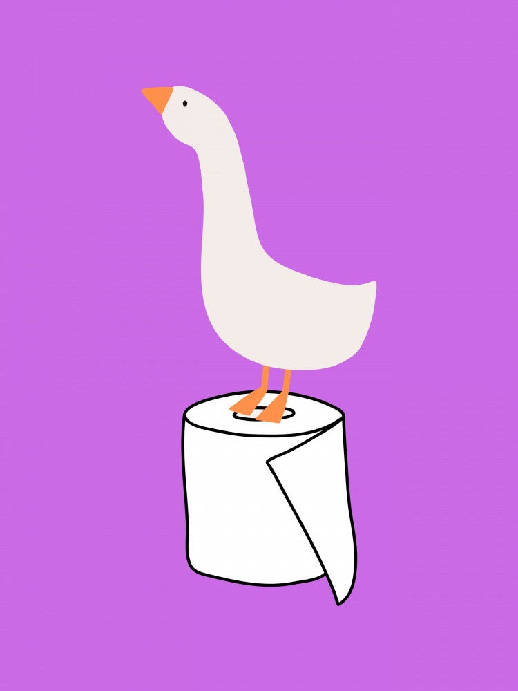 Silly Goose - Toilet Paper Purple