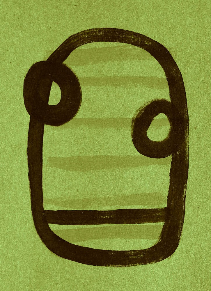 Abstract Lines in Green