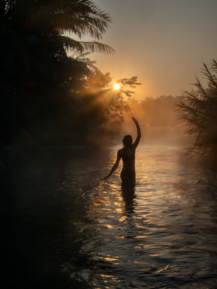 Silhouette in the fog