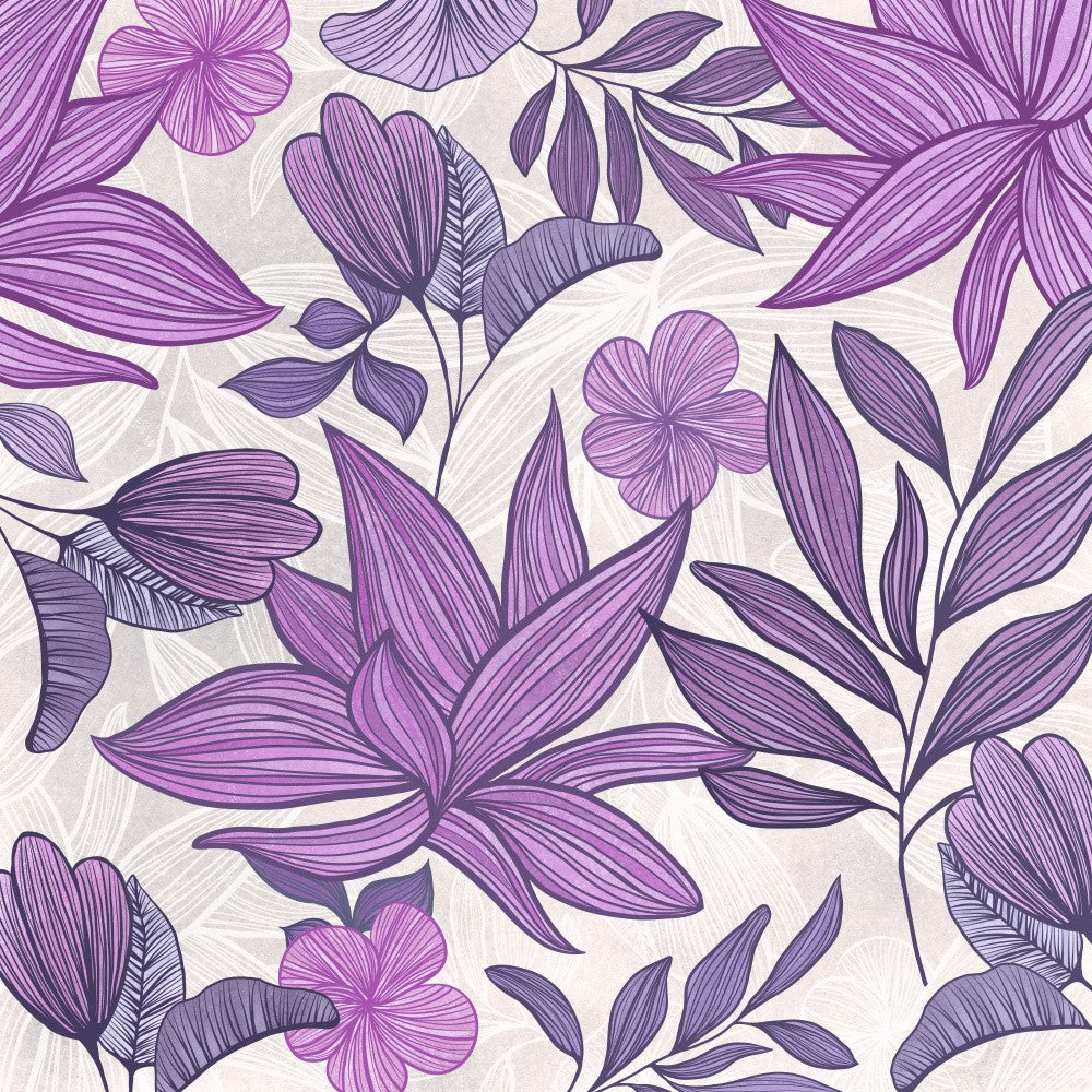 Bohemian Purple Floral