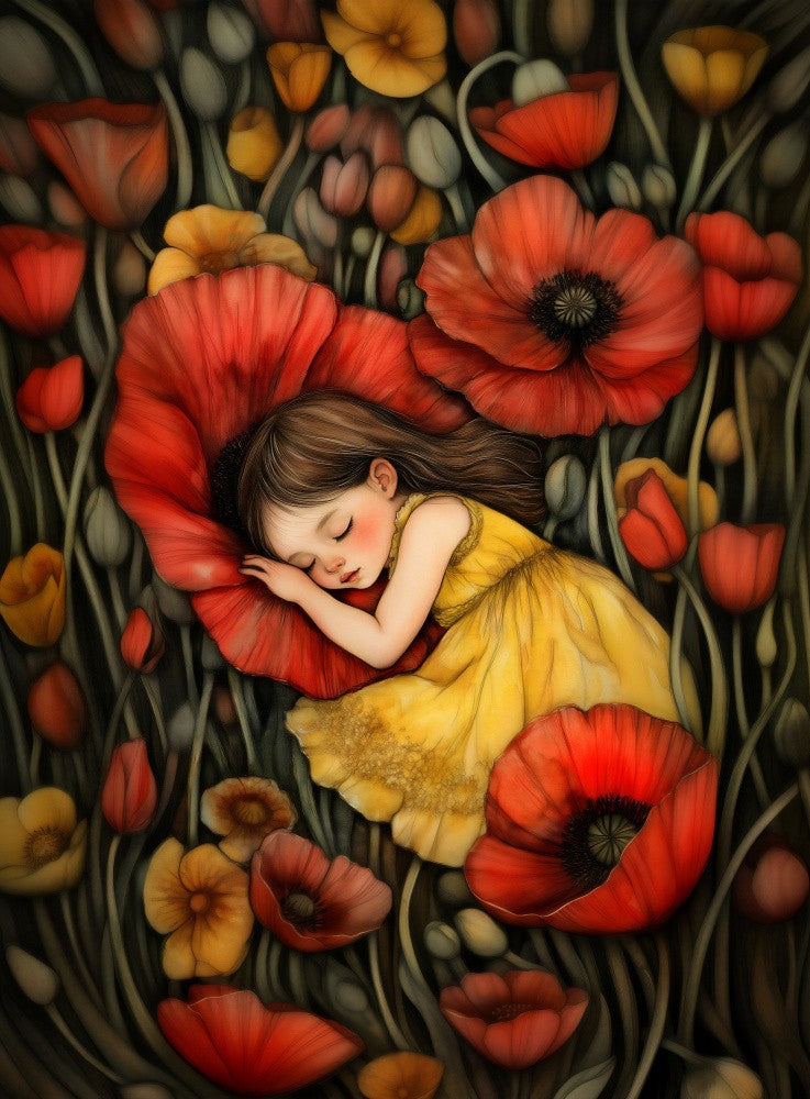 Golden dreams in a Poppy Field