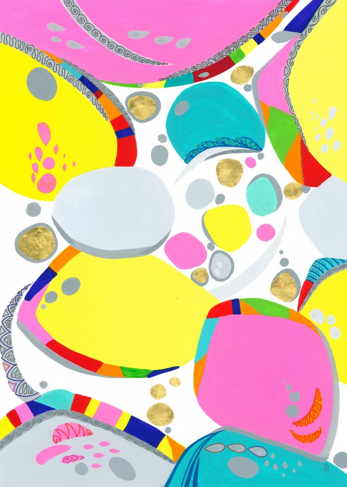 Colorful Pebblescape