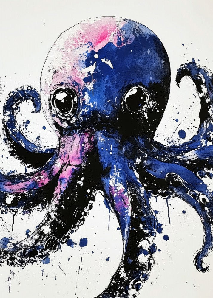 Blue Octopus sea life