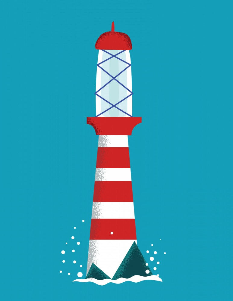 Striped Lighthouse