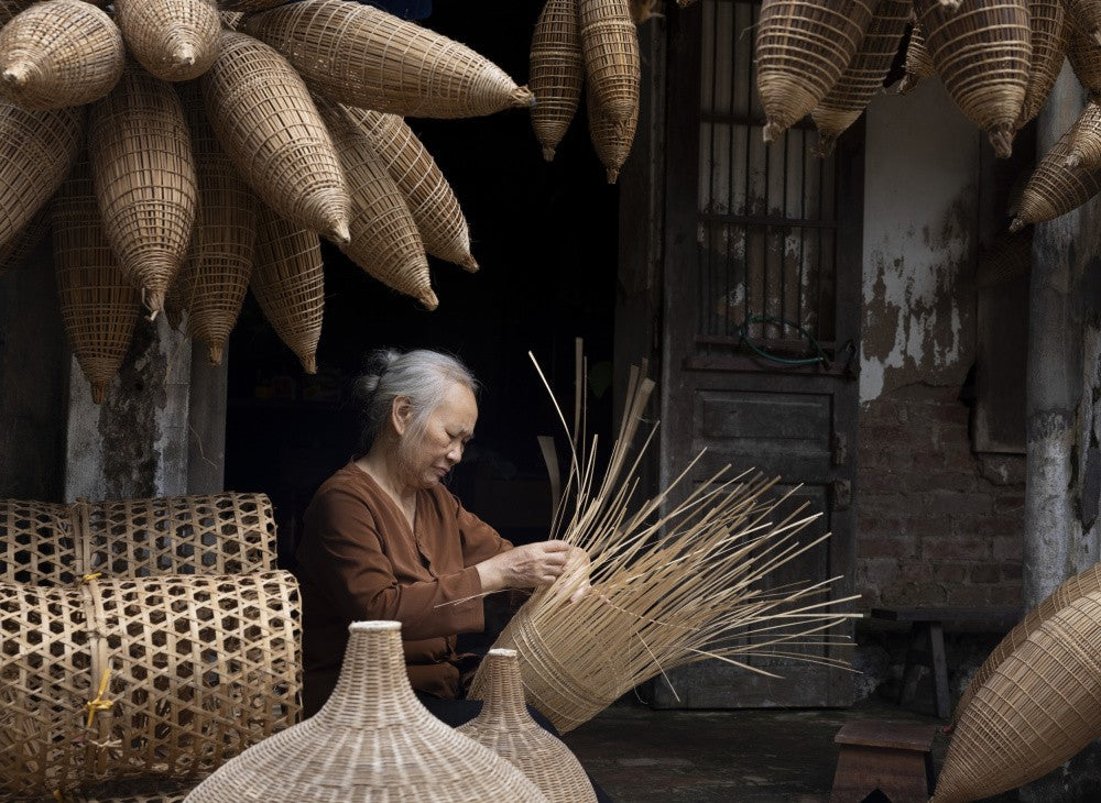 Fish trap making