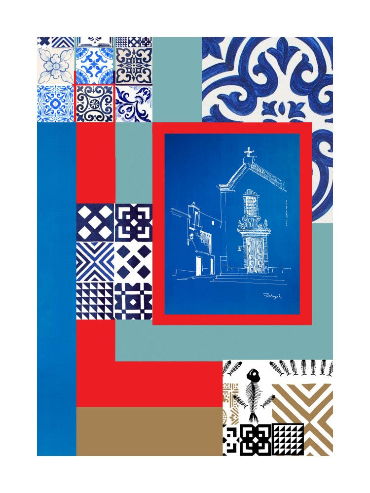 Colourful, Graphic Portugese Travel Prints