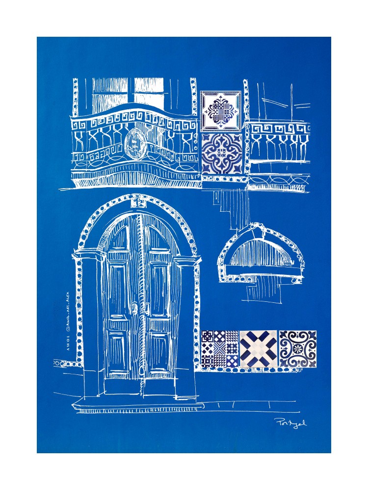 Portugal House With Azulejos