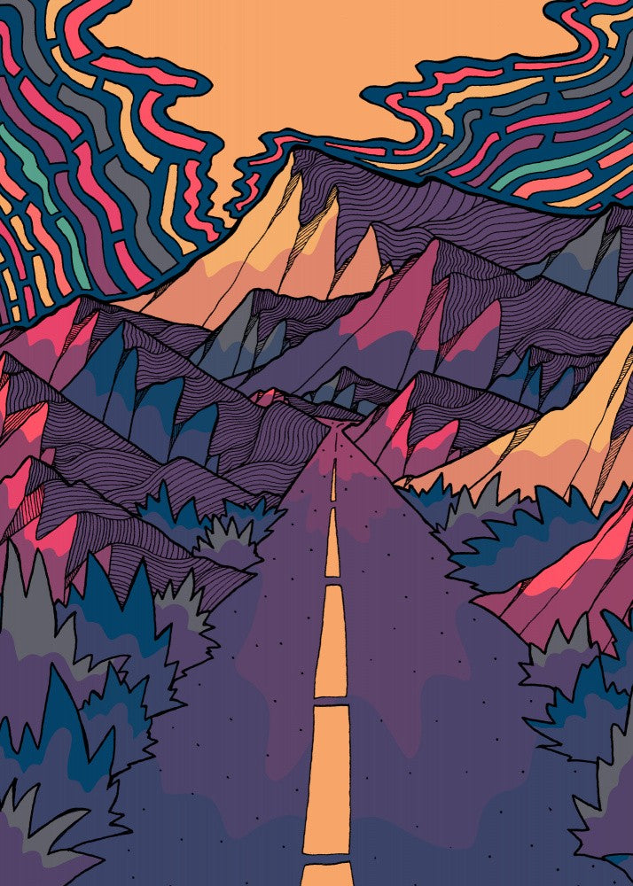On to the mountains