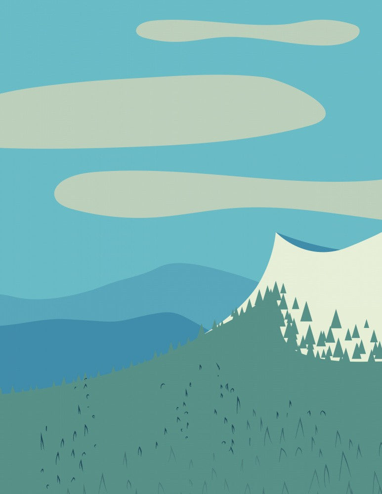 Cartoon Mountains