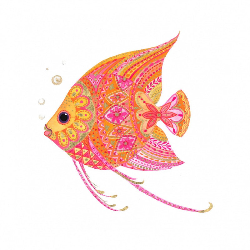 Patterned Angel Fish