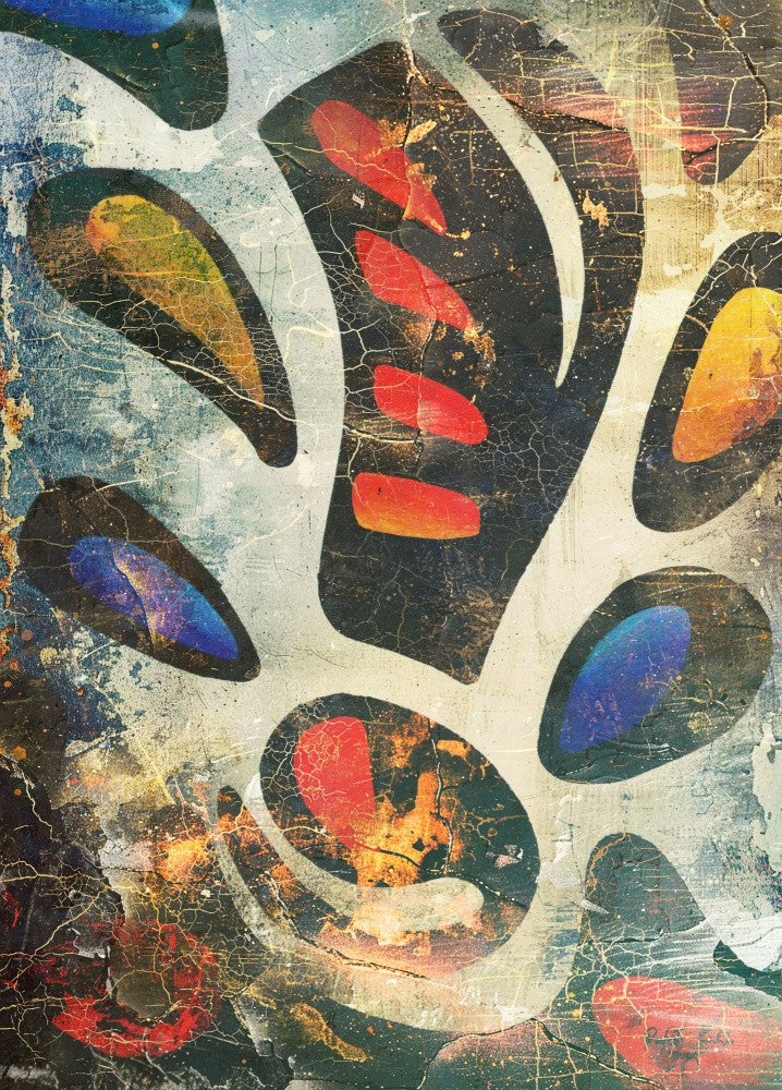 Abstraction Vintage Art Illustration Wallart 02