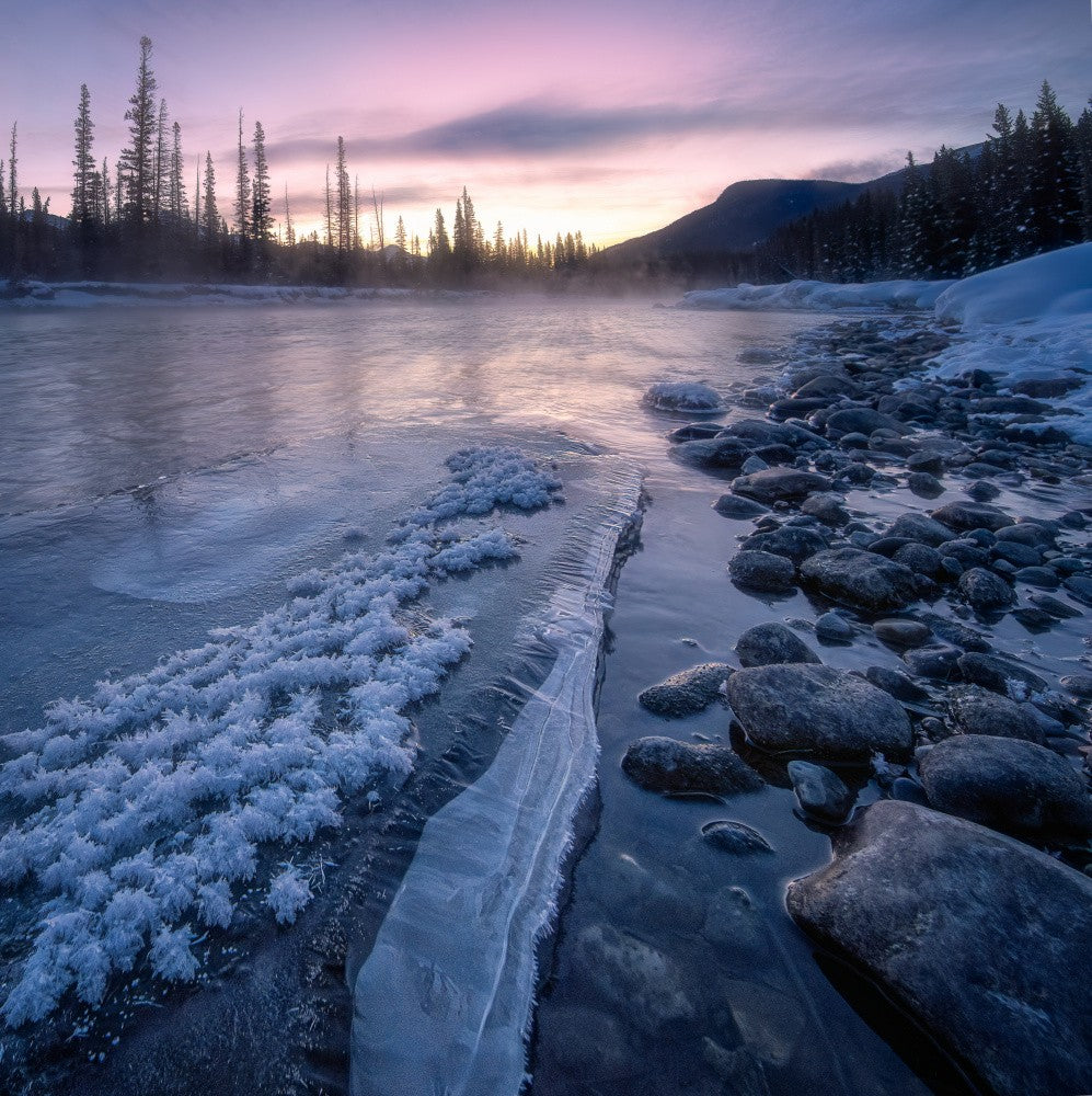 Winter morning on bow river 2