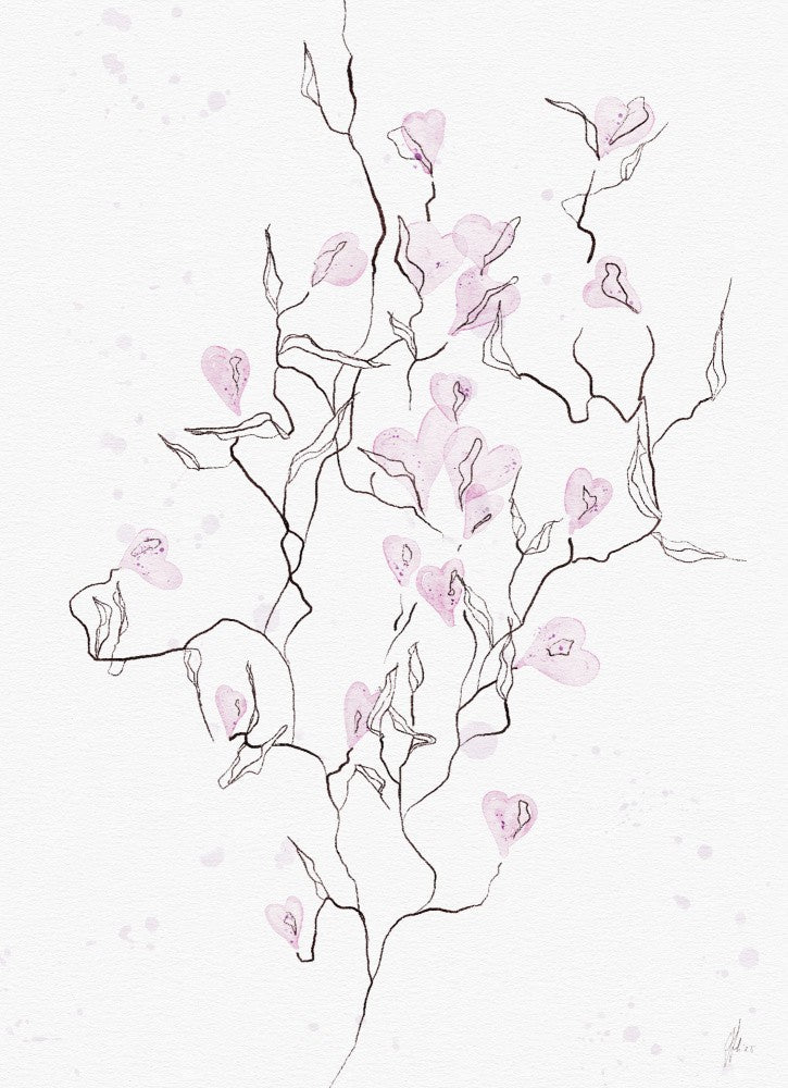 Delicate Pink Vines