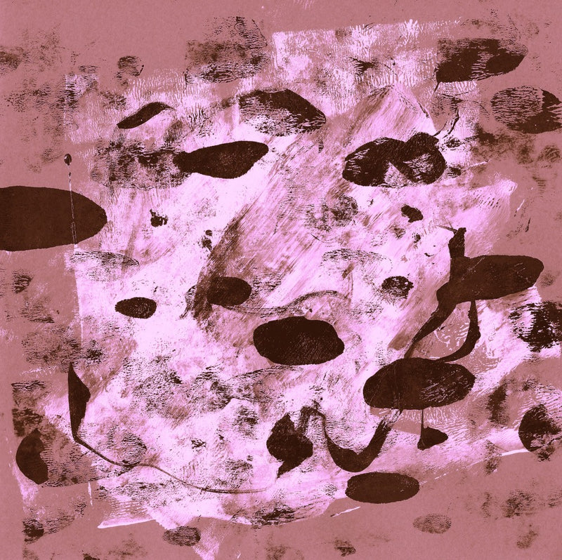 Organic Shapes In Shapes Of Pink And Brown