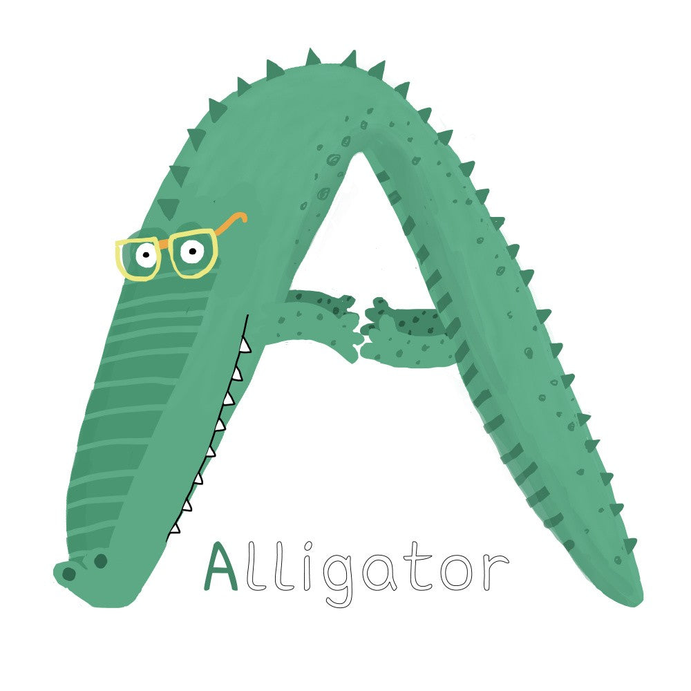 A wie Alligator