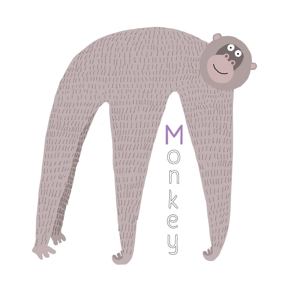 M is for Monkey