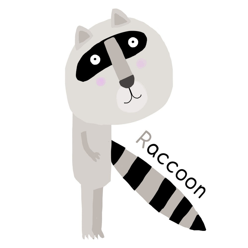 R wie Waschbär
