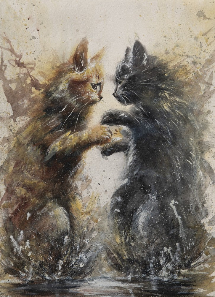 Cat fight