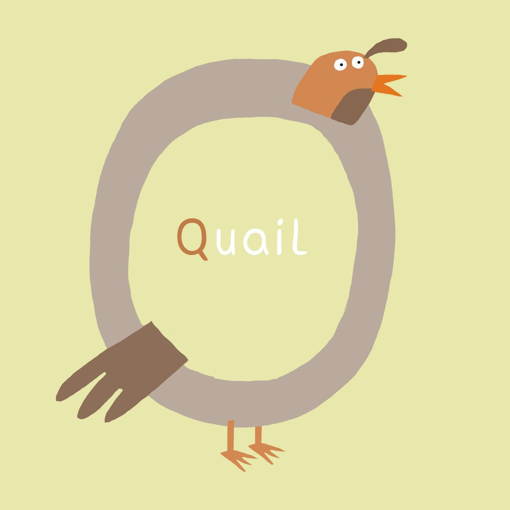 Quirky Quail Letter