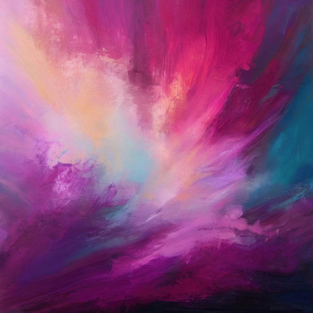 Expressive Colorful Brushstrokes