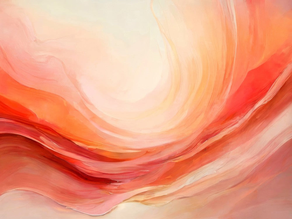 Vibrant Waves of Pink and Orange Hues