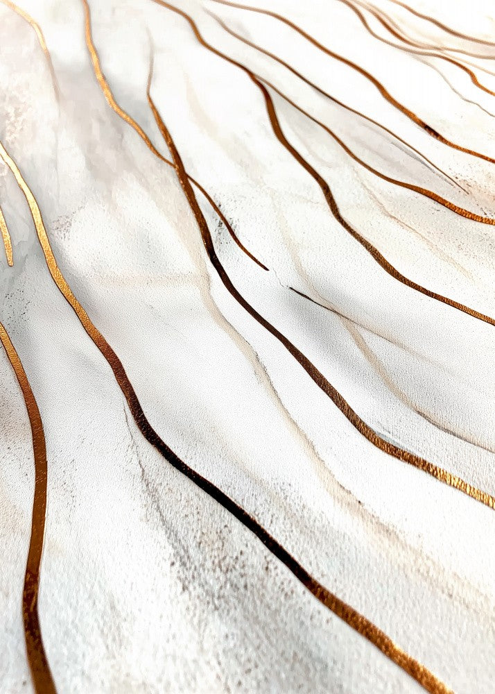 Golden lines white river